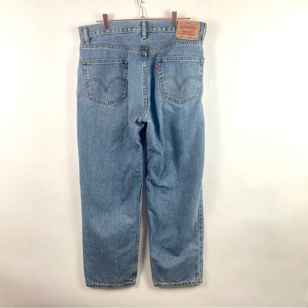 Levi's Jeans‎ Men's 550 Relaxed Fit Medium Wash 100% Cotton Size 36 X 30
